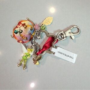 Disney Tinker Bell Peter Pan Keychain with Charms